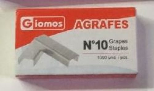 AGRAFES GIOMOS Nº10 - 1000 UN. , Giomos , 005726 , 6932226005726